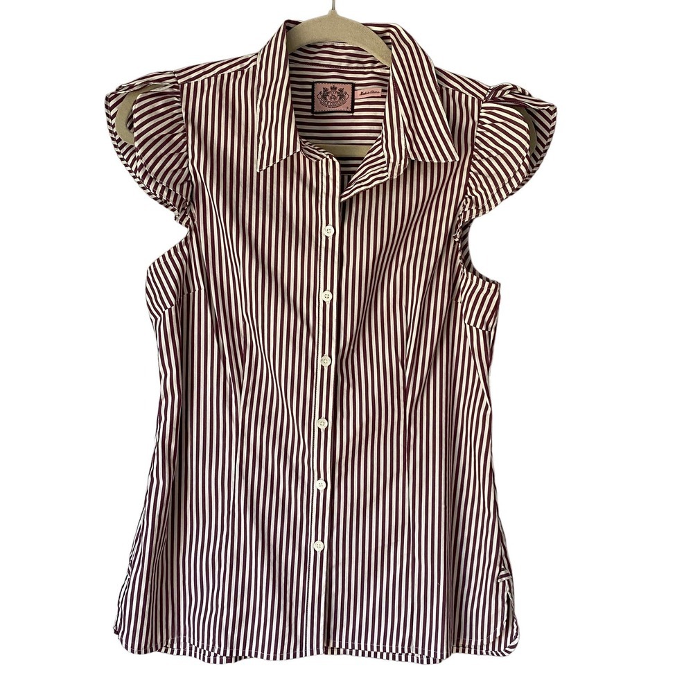 Juicy Couture Sleeveless Button Up Size 8